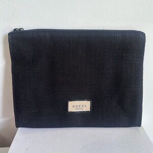New Gucci Black Cosmetics Bag